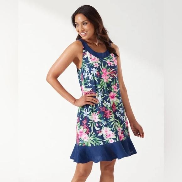 NWT💙🌺Marina Coral Lane Sundress - Picture 1 of 4